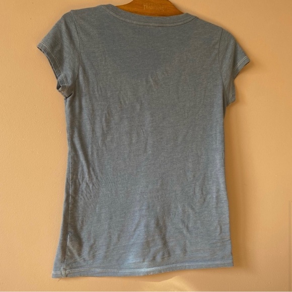 ✨3/$20✨ Aeropostale Women’s Blue Short Sleeve Top - Picture 6 of 7
